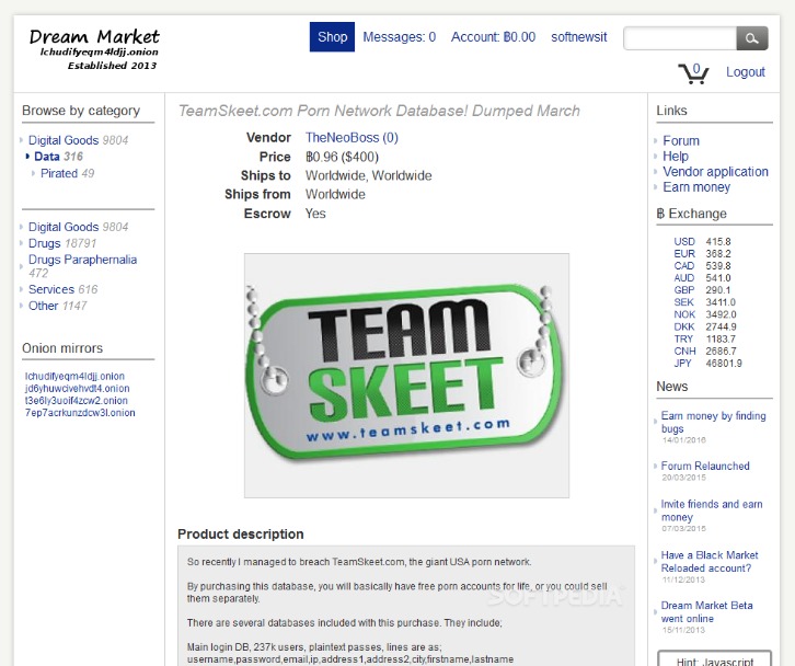 darknet seiten dream market
