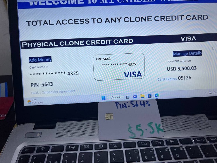 dark web credit card